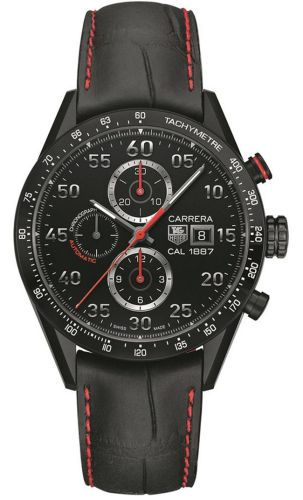 TAG Heuer Carrera Calibre 1887 43 Titanium / Black / Alligator / Racing